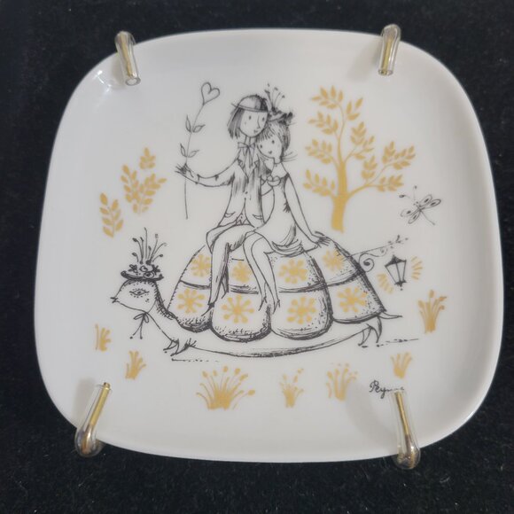 Vintage Collectible Rosenthal A. Peynet Designer Plate
